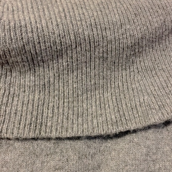 Paige Heather Gray Wool Blend Boatneck Cowl Izabella Sweater size M - Picture 13 of 14